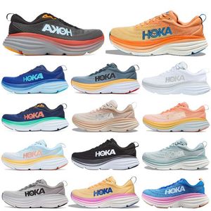 Designer Hoka One One Running Clifton 9 Hokas Chaussures Femmes Grande Taille 45 Shifting Sand pour Hommes Femmes Bondi 8 Carbon x2 Noir Blanc Plateforme Baskets