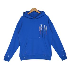 Diseñador sudadera con capucha hombre chaqueta para hombre sudadera con capucha diseñador puente negro y azul Sudadera con capucha Hombre Mujer Suéter Carta de manga larga sudadera con capucha hombres