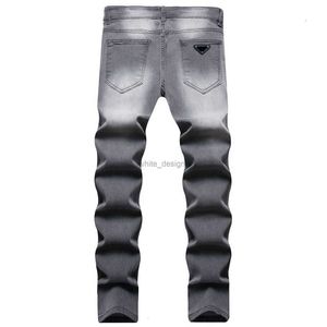 Designer Jeans for Mens 2024 Automne New Men's Jeans édition coréenne TRENDY SLIM FIT COST CASSIME Simple Men's Jeans Fashion Pantalon