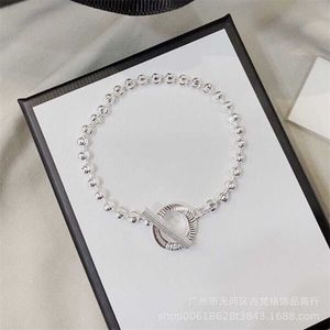 bijoux de créateur bracelet collier anneau perle dentelle sculpture motif 925 simple style cool mâle femme couple Bracelet