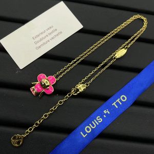 Joyería de diseño collar de oro collar de diseñador para mujer letra L marca de diseñador amantes de la moda joyería accesorios de regalo femeninos al por mayor regalo del día de San Valentín
