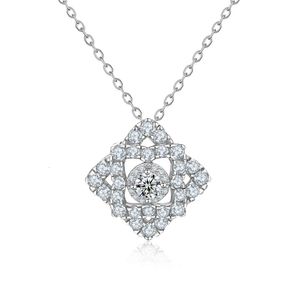 Bijoux de créateurs S Sterling Sier HW Collier pour femmes Light Fashion Diamond Pendentif Collier et chaîne de collier polyvalent