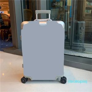 Diseñador - Diseñador de desarrollo conjunto Bolsa de moda Caja de embarque Gran capacidad Viajes Ocio Vacaciones Maleta con ruedas Aleación de aluminio y magnesio