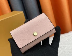 Des portefeuilles clés de créateurs luxe sur les sacs à main courts courts en relief porteurs de cartes courtes de haute qualité Fashion Fashion Billfold Small Clutch Sac avec boîte d'origine