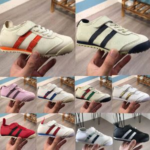 Designer Kids Breatping Sneakers 9060 Girls Chaussures Boys Youth Youth Casual Trainers Fashionable Athletic Sneaker Toddlers Blue Haze Rain Cloud Blosso Blosso F1JR #