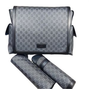 Designer dernier sac à langer de soins pour bébés sac de maman de haute qualité pour garçons et filles porte-bouteille de remplacement de sac de maman 3 / set a02