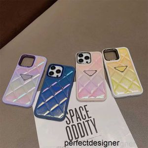Étuis de téléphone en cuir de concepteur pour iPhone 14 13 Pro Designer Print Cover Mobile Shell Protection Case Modèle classique Adorable Fit Couverture Fade ColorUJH8