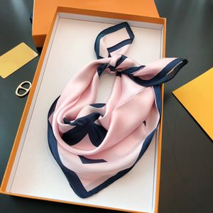 Designer lettre imprimé foulard en soie femmes bandeau mode longue poignée sac écharpe Paris épaule transportant bagages bandeau