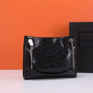 Bolso de mano de compras Niki con inserto de bolso moldeador de lujo de diseñador