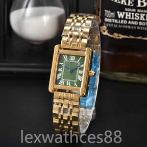 Diseñador de lujo Watch Vest Women's Watch Square Diamond High Grade Quartz Quartz Pulsera de acero inoxidable Sapphire Size de 24 mm
