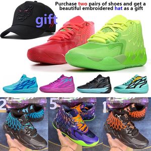 Diseñador MB01 zapatos de baloncesto al aire libre Rick Morty Purple Cat Galaxy Men's 1 Sports Shops Sports Training Shoes Beige Queens no desde aquí zapatos deportivos para mujeres