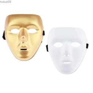 Máscaras de diseñador Máscara fantasma Cara blanca Máscara Jabbawockeez Disfraz Máscara de fiesta de Halloween