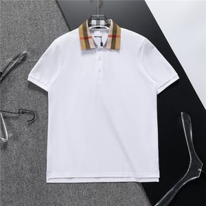 T-shirt POLO pour hommes de marque à rayures à carreaux beiges noirs et blancs de marque chemise décontractée mince et respirante en pur coton Hasi Street avec la même qualité supérieure M-3xL LG