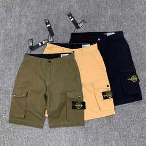 Shorts pour hommes de créateurs Salopette de mode américaine Pantalon de survêtement en coton nickel Lâche décontracté multi-poches motif d'aiguille de boussole broderie