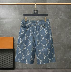 Pantalones cortos de diseñador para hombres Estilo casual de hip-hop de la calle Pantalones cortos de verano para hombres y mujeres Moda Letra G Imprimir Pantalones vaqueros para hombres Pantalones cortos de moda XS-L