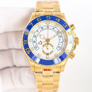 Montre pour hommes de créateur 40MM montre yachtmaster montre de luxe bracelet en acier inoxydable 904L montre automatique miroir saphir montre de natation étanche montre