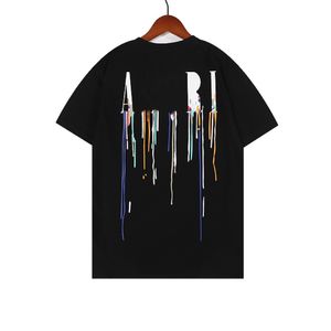 Camiseta de diseñador Camisa de moda para hombres y mujeres Logotipo de lujo clásico Camisetas de Hip Hop Comodidad transpirable Algodón puro Manga corta Tamaño asiático