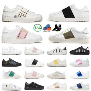 Designer Men Femmes Open Change Platform Sneakers Chaussures décontractées Black blanc rouge rose rose bleu vert off sier vintage Low Trainers Big Taille