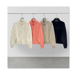 diseñador para hombre abrigo con capucha ess sudadera con capucha patrón de flores letra impresa ess hombres chaqueta abrigos casuales versátil soporte cuello primavera otoño moda amplia suelta sudadera con capucha para hombres