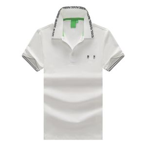 Designer Mens Polo 2023 Marques de mode BOS Summer Business Casual Sports T-Shirt Running Outdoor Short Sleeve Sportswear