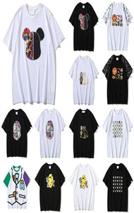 Camisetas para hombres diseñador camisetas laterales camuflaje de doble cara camuflaje de camuflaje gráfico Tees gráficos coloridos printtshirt anacardo de bolsillo elfo de algodón sh8195375