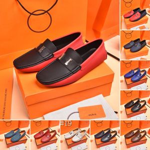 40Modèle Daim Cuir Homme Designer Mocassins Chaussures 2024 Chaussures Habillées De Luxe Pour Hommes Chaussures De Bateau À La Main Hommes Slipon Conduite Chaussures Mocassins Hommes Zapatos Taille 38-46