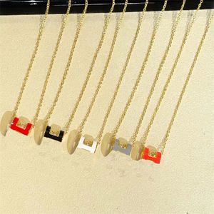 Collares de diseñador para hombres chapados en oro de 14 k collar colgante para mujeres diseñador de moda joyería colorido collar de cadena de lujo joyería collares diseñadores