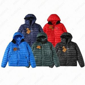 Diseñador Giacca Parkas Chaquetas para hombre Mujeres Fleece Varsity Chaqueta Impermeable A prueba de viento Hombres Campamento Capucha Sin costuras Adhesivo Grueso Cálido Abajo Pareja de invierno