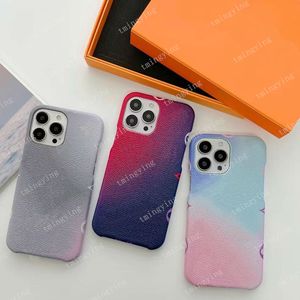 Fundas de teléfono de cuero de diseñador para iPhone 15 14 13 12 11 Pro Max Funda iPhone15 15ProMax iPhone14 14ProMax 13ProMax Color de lujo Shell L Carta Flor Cubierta