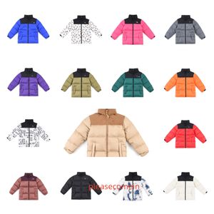 Designer Puffer Jacket Winter High Quality Kids Coat Boys Filles Childrens Veste Down Veste Men Femmes Épaissi des visages chauds Famille