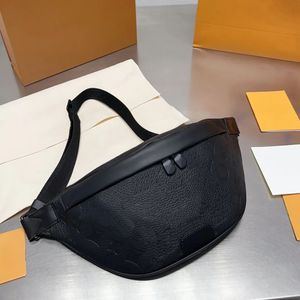 Designer Sacs de taille en cuir véritable Bumbag Femmes Hommes Découverte Casual Mode Ceinture Sacs de poitrine Noir Fanny Pack Classique Marque Cross Body Sacs à bandoulière 41 cm Bum Bag 2520