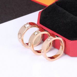 Designer Ring Couple de mode Bijoux en or en or pour femmes et hommes Unisexe Plain Ring Couple Couple d'amour Love Ring D4F9 #