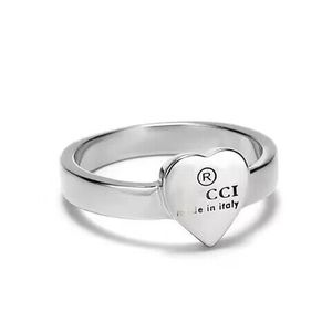 Ring de créateur coeur sonnes d'or amour anneau de luxe Cœur de luxe Cœur argent sterling cadeau pour hommes nragas pour hommes