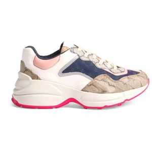 Zapatos para correr de diseñador para mujer, zapatillas deportivas Vintage de lona con parte inferior gruesa, transpirables, a la moda, para primavera y otoño