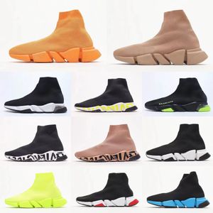 Zapatos de diseñador Zapatos Balencaigas Zapatos de calcetín para hombre Mujer Triple-S negro Blanco Rojo Zapatillas de deporte transpirables Zapatillas para correr Corredor para caminar Deportes al aire libre Tamaño 36-45