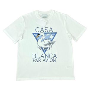 Chemise de créateur T-shirts pour hommes Court Mode d'été Casual avec impression de cygne de haute qualité à manches courtes Homme Hip Hop Streetwear graphique t-shirt icône taille asiatique S-XL