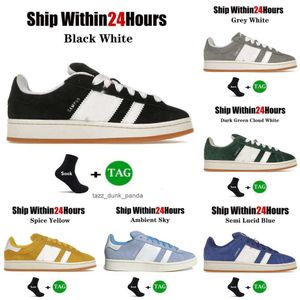 Zapatos de diseñador Campus 00s Gamuza Hombres Zapatillas de deporte Mujer Gris Negro Verde oscuro Nube Maravilla Blanco Día de San Valentín Semilúcido Azul Cielo ambiental