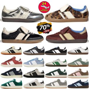 Diseñador zapatos casuales sambaba hombre beige marrón marrón blanco blanco goma verde gris naranja para hombres zapatillas deportivas zapatillas de tenis zapatos