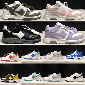 Chaussures de créateurs Out of Office Sneakers pour hommes femmes noir UNC bleu clair bas hauts mode luxe tripler appartements plate-forme formateurs 2024