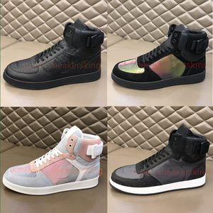 Zapatos de diseñador Rivoli Zapatillas de deporte para hombre Zapatillas para correr Diseñadores Botas de piel de becerro oblicuas Zapatillas de deporte arcoíris tamaño 38-46 con caja