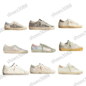 Sneakers Designer Chaussures Trainers Chaussure Mens Shoe Designer Femme Do Old Dirty Sneakers Femme Chaussures Superstar Chaussures extérieures Blanc Black Blanc Robe Fashion Sh044