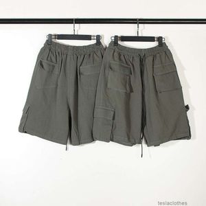 Diseñador Corto Moda Ropa casual Pantalones cortos de playa Far Archive Fenghuoshan Mountain Wash High Street Tela militar Multi bolsillo Funcional Táctico Relajado Viejo