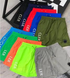 Shorts de créateurs Derniers shorts de plage pour hommes, étiquettes brodées imperméables luxueuses pour femmes, maillots de bain à séchage rapide, shorts de sport respirants