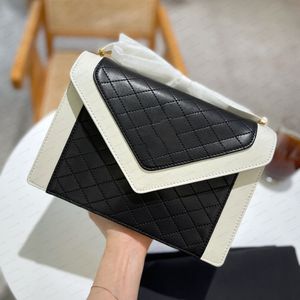 Bolsos cruzados de alta calidad Bolsos de hombro de diseñador Bolsos de mensajero vintage Bolsos de mano de moda con doble espacio de almacenamiento Bolso de mano clásico para mujer Dama de cuero suave #Negro