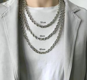 Designer Silver Cross Chains Colliers pour hommes et femmes Personnalités de la marque de luxe Punk Cross Style Lovers Gift Hip Hop Rock Bijoux