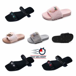 Designer Slides Hommes Femmes Pantoufles Summer Sandal Beach Slide Plate-forme plate Dames Home Fashion Shoess Slipper GAI High Heel Sandale New Hot