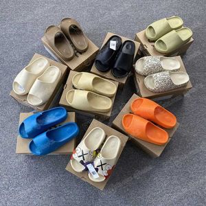 Zapatillas de diseñador hombre mujer Sandalia espuma Ocre Hollín Ónix Azufre Negro Blanco Niebla Resina Piedra pura Salvia Hueso Ararat sandalias RNNR tamaño para hombre