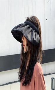 Designer Sun Hat Summer multifonction femmes cheveux cerceau CPS CPS Pony UV Protection largeur pliable pour adultes pourdies Femme Beach 202016996758