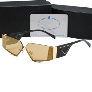 Lunettes de soleil de créateurs lunettes de soleil pour hommes lunettes de soleil de mode Lunettes de miroir classiques transparentes noires Lunettes de soleil de luxe rétro classiques triangulaires pour femmes
