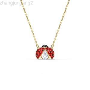 Designer swarovskis bijoux shi jia 1 1 modèle original battant coeur sept étoiles collier de ladycle